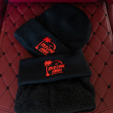 Red Line High Black Winter Toque - Red Logo