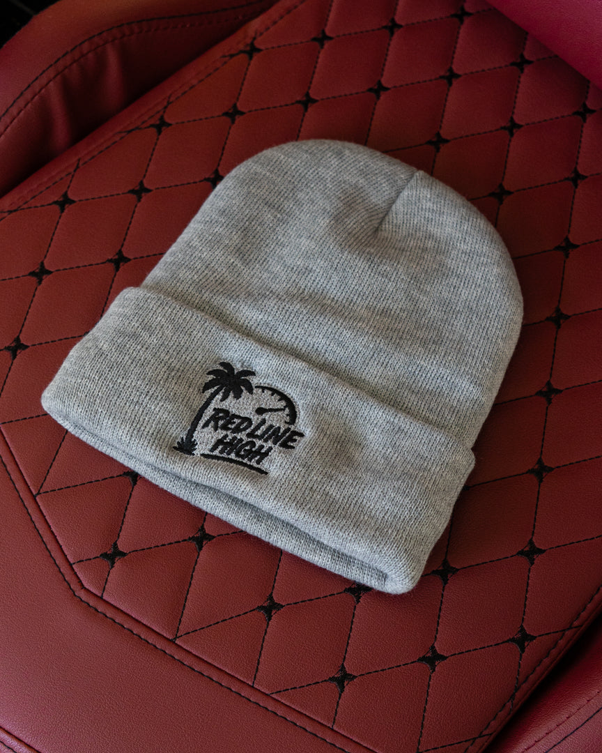 Red Line High Grey Winter Toque - Black Logo