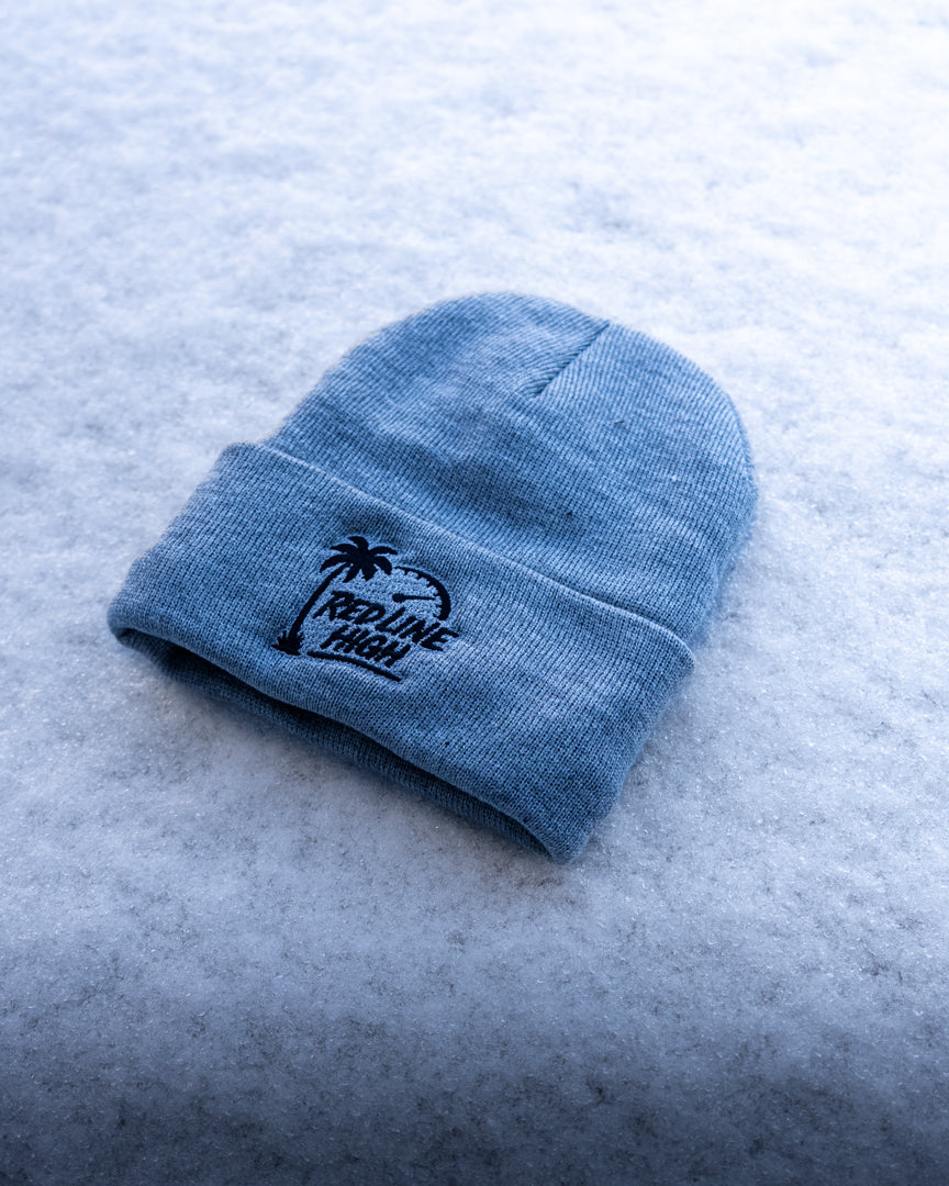 Red Line High Grey Winter Toque - Black Logo