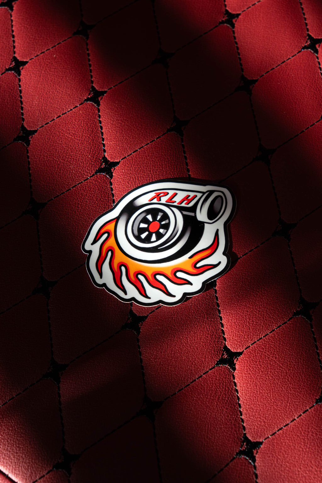 RLH Flaming Turbo Sticker