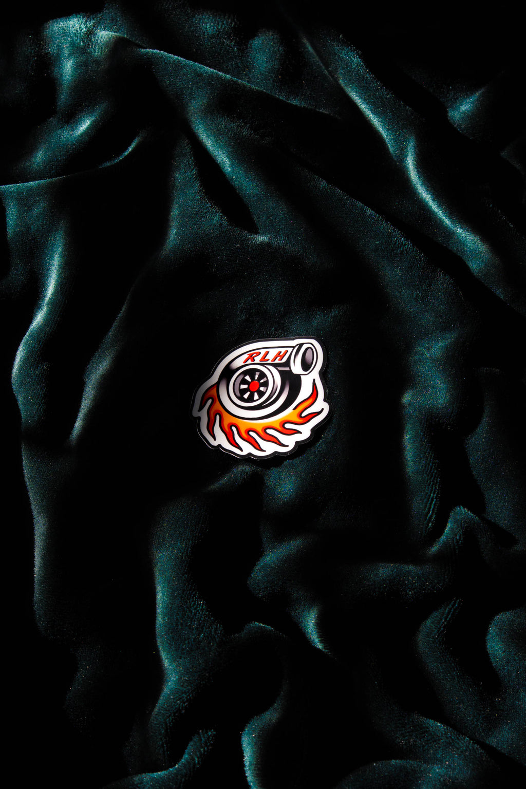 RLH Flaming Turbo Sticker