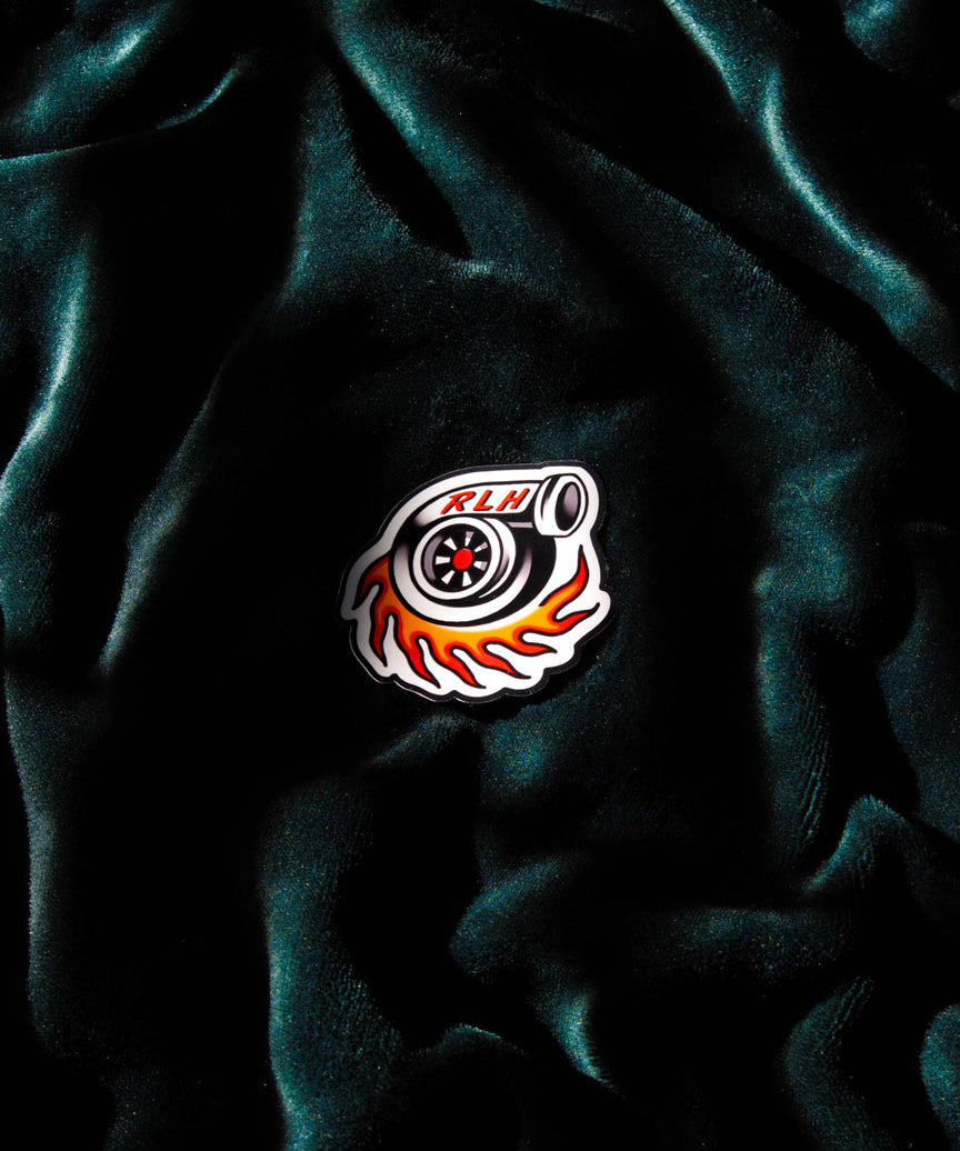 RLH Flaming Turbo Sticker