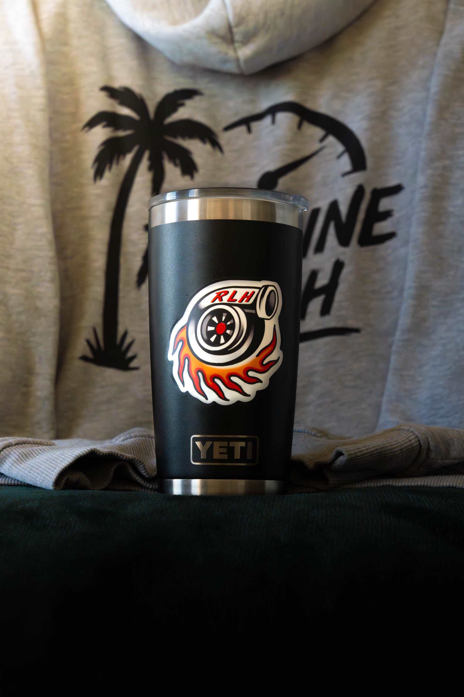 RLH Flaming Turbo Sticker