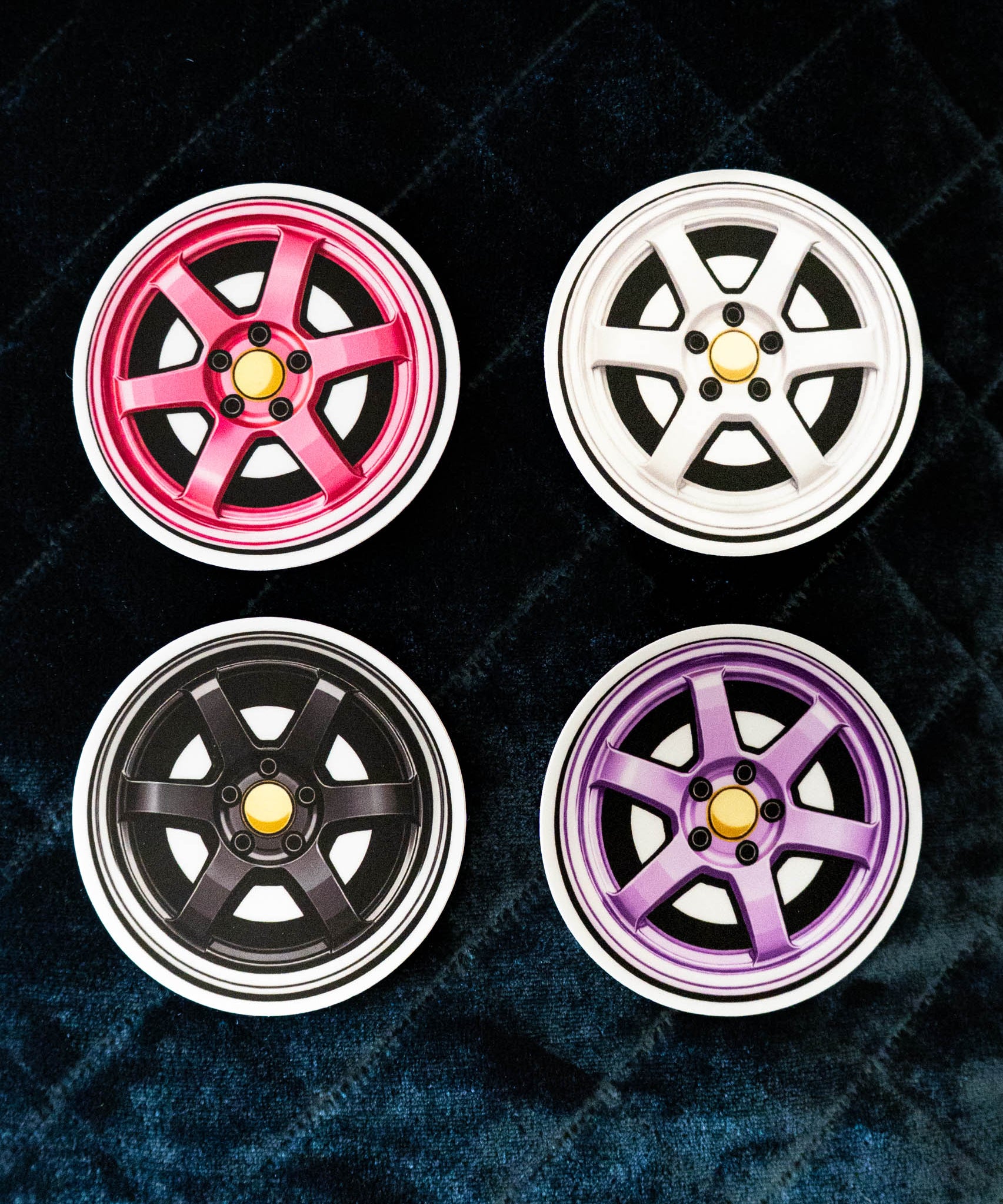 RLH JDM Wheel Sticker - 4 Pack Bundle