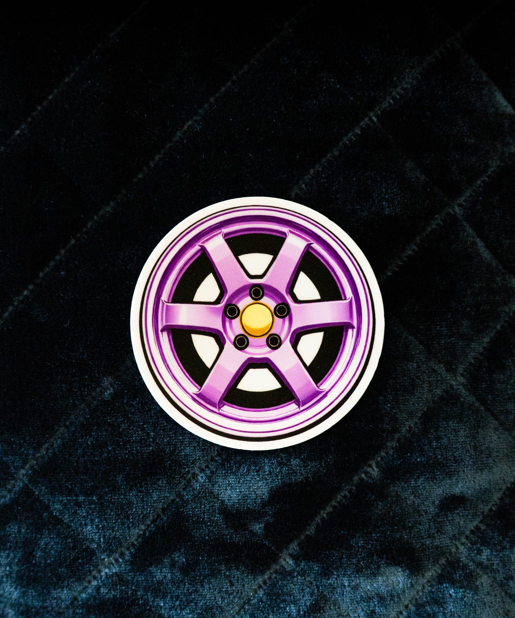 RLH JDM Wheel Sticker - Purple