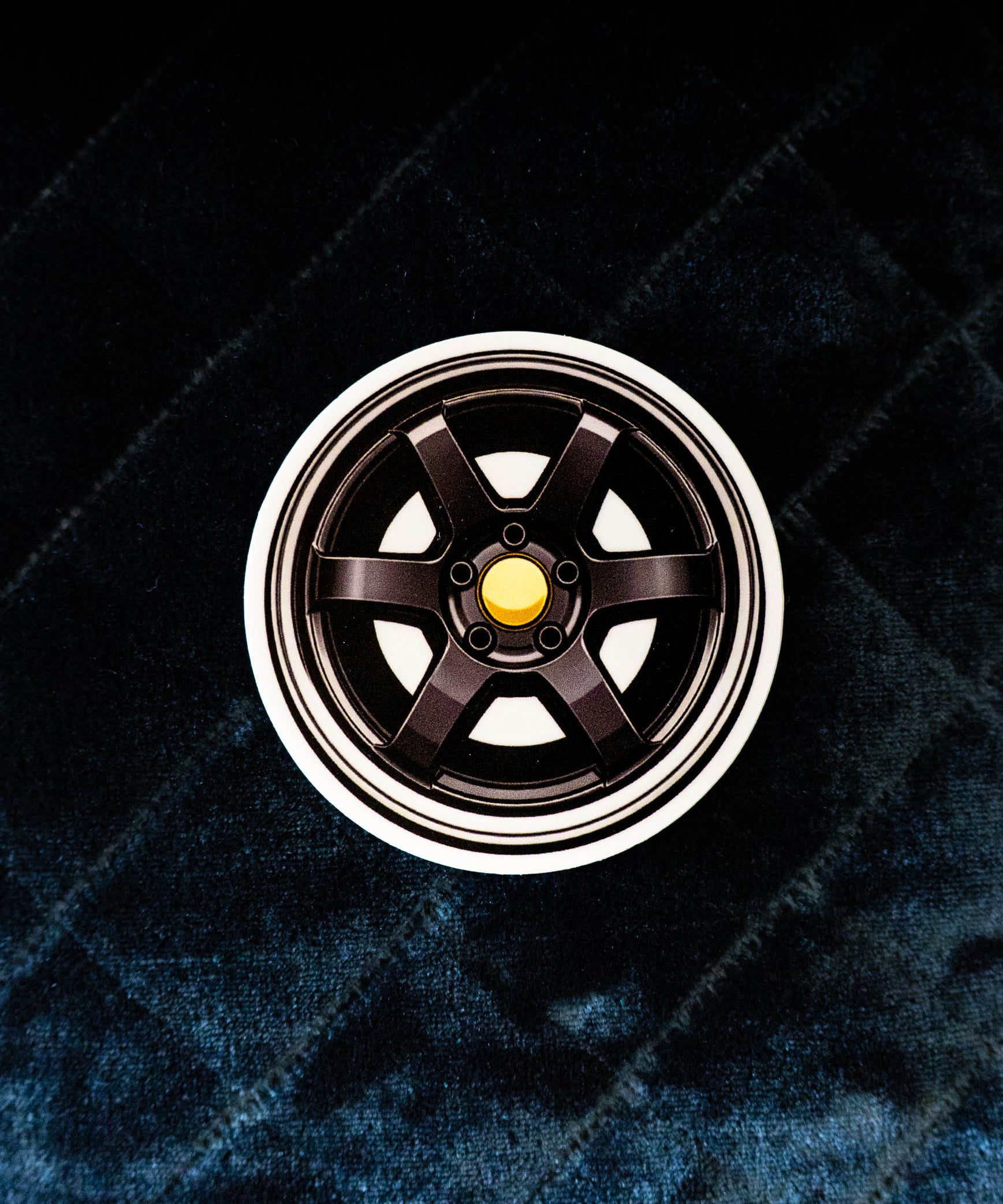 RLH JDM Wheel Sticker - Black