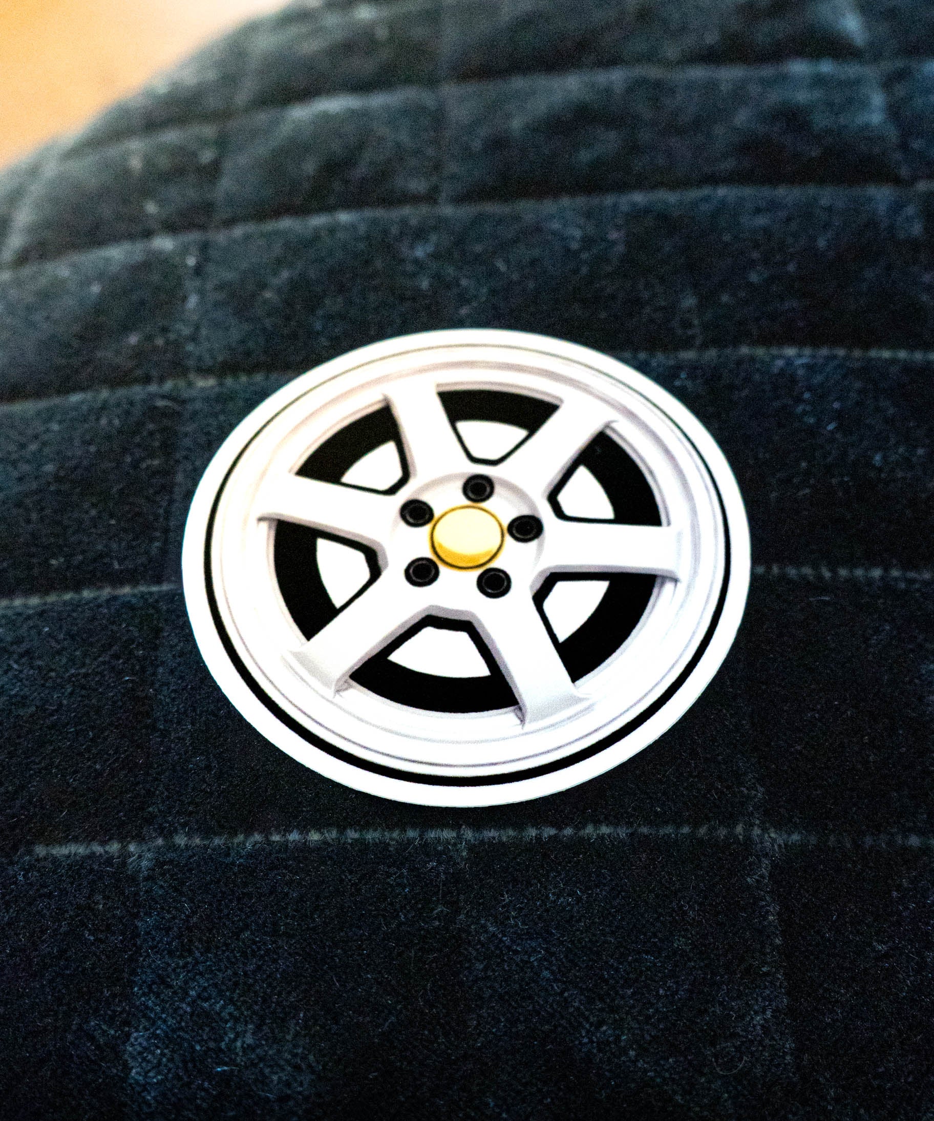 RLH JDM Wheel Sticker - White