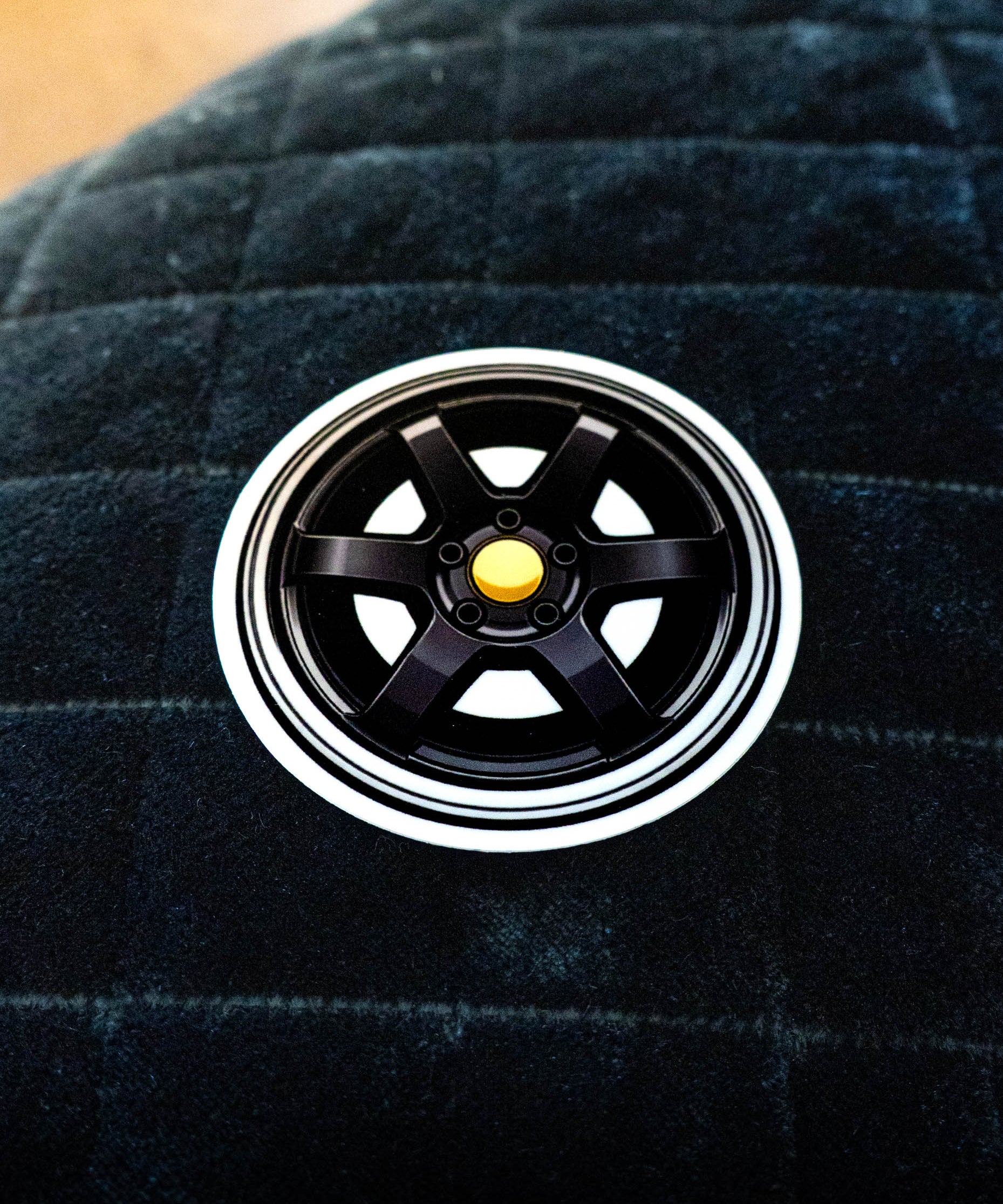 RLH JDM Wheel Sticker - Black