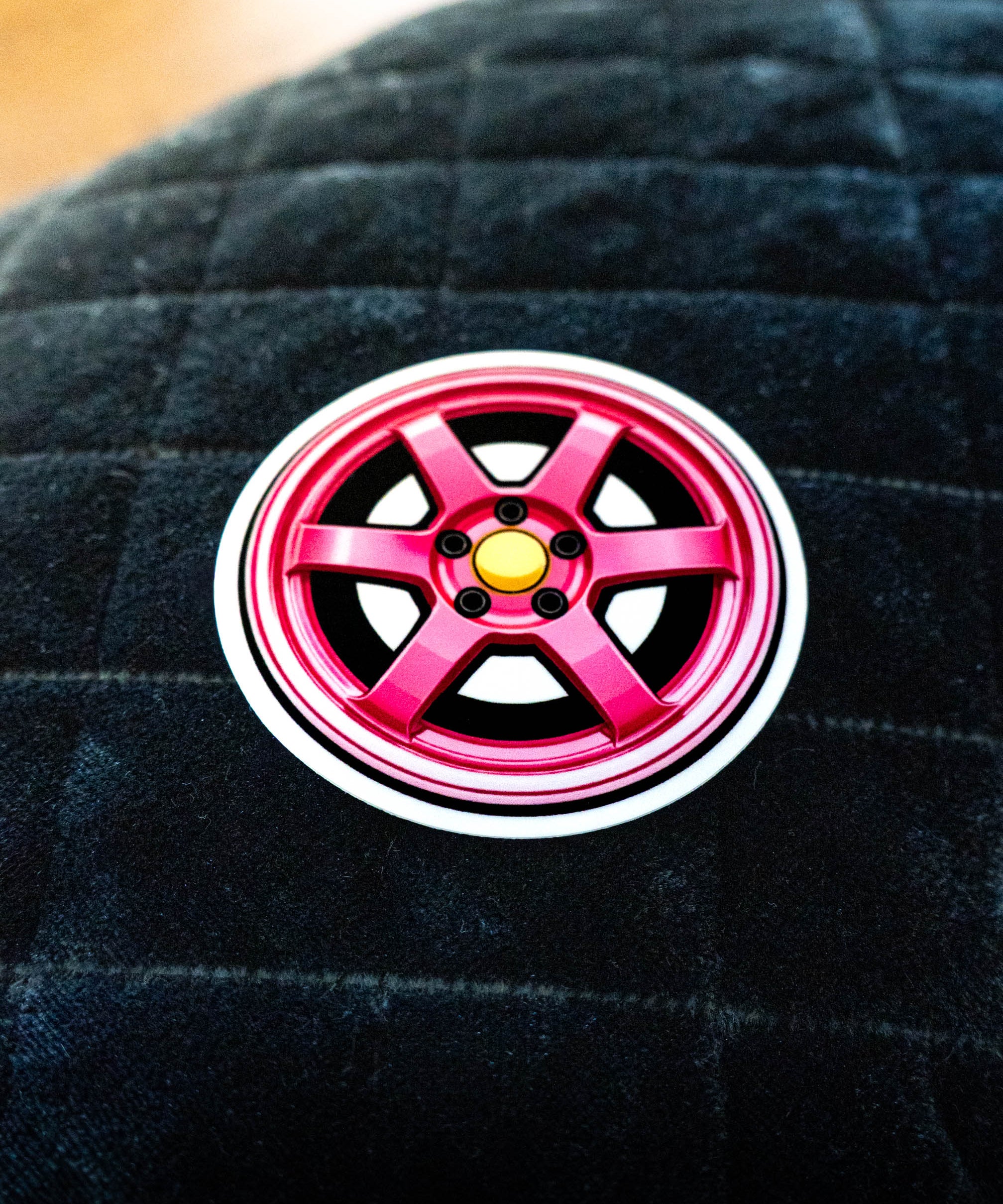 RLH JDM Wheel Sticker - Pink